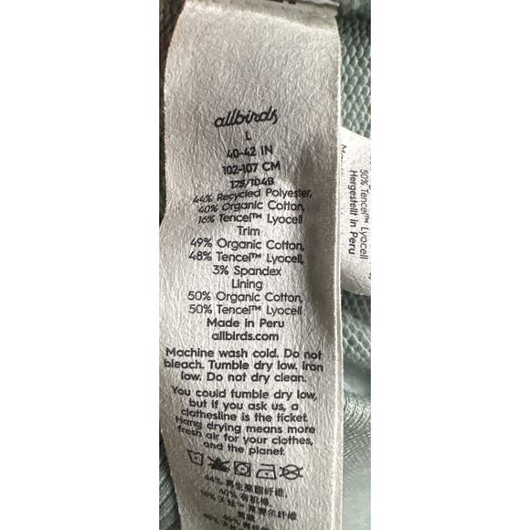 Allbirds anytime full zip hoodie bark grey mens size Large new with tags - Picture 4 of 4